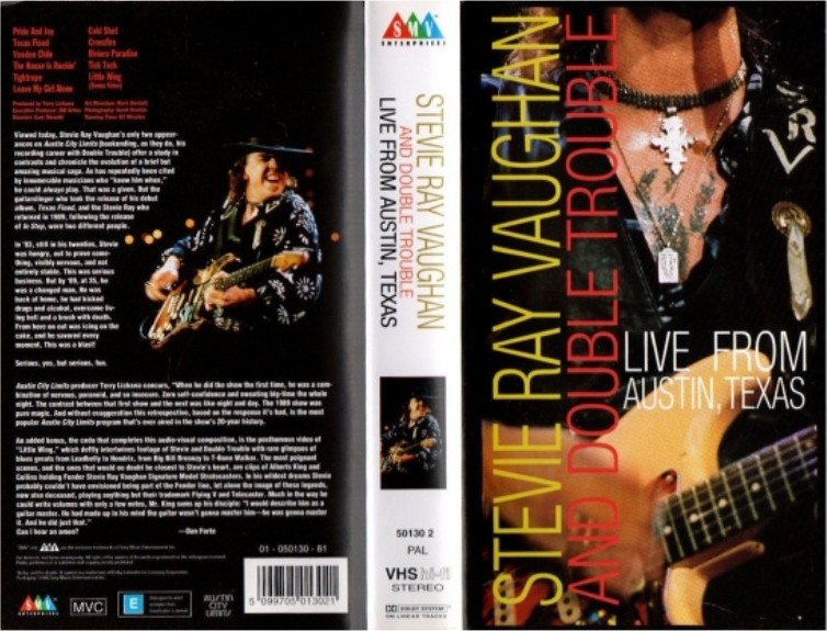 Stevie Ray Vaughan - Live from Austin, Texas VHS