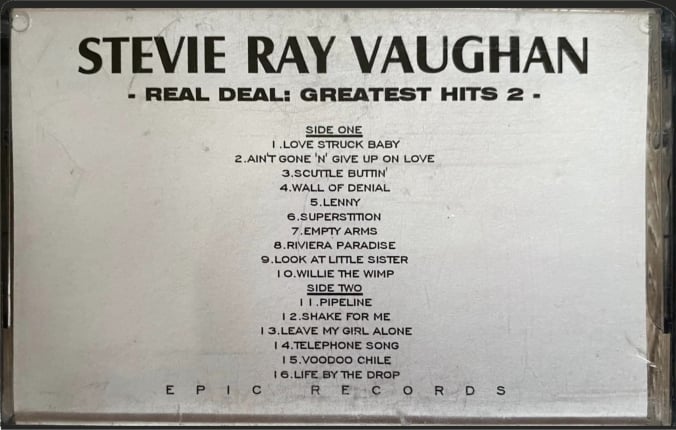 Stevie Ray Vaughan - Real Deal Cassette Promo
