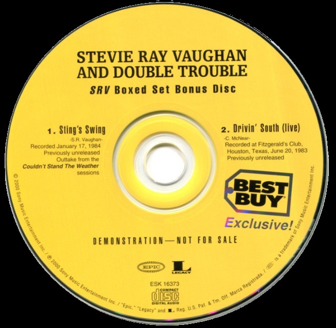 SRV Box Set Best Buy Bonus CD Single