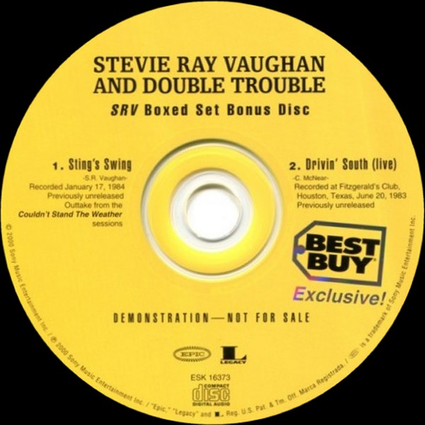 Stevie Ray Vaughan - Best Buy Bonus CD Promo