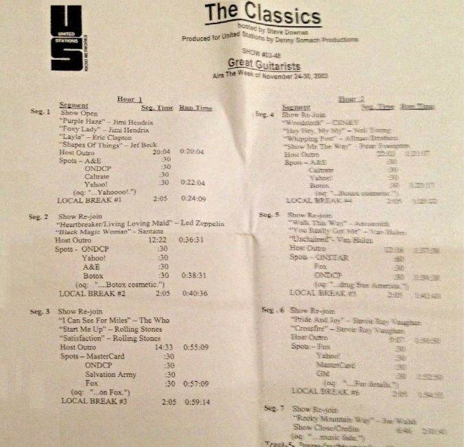 Stevie Ray Vaughan - Radio Networks Classics Radio Show 2003