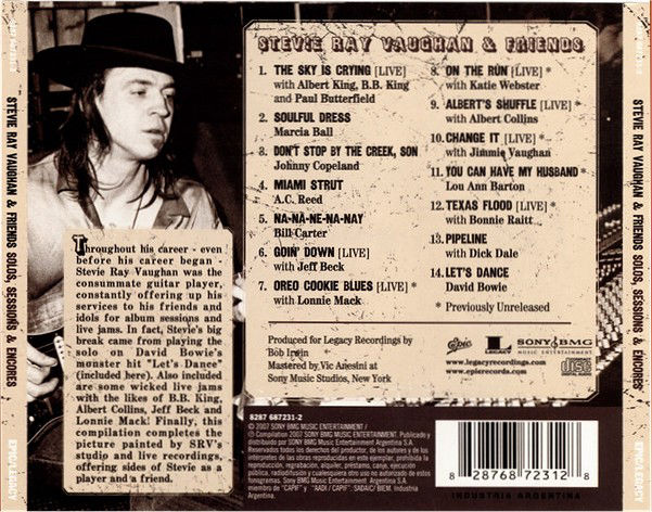 Stevie Ray Vaughan - Solos, Sessions and Encores