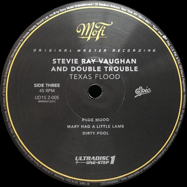 Stevie Ray Vaughan - 2019 - Texas Flood - Mobile Fidelity Sound Lab Ultradisc