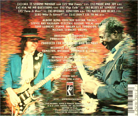 Stevie Ray Vaughan - In Session (with Albert King)