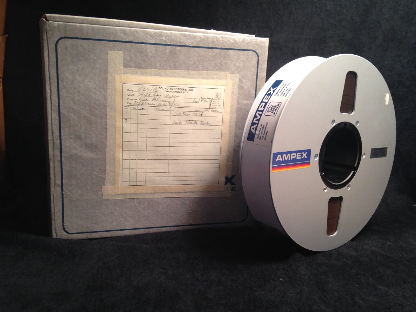 Stevie Ray Vaughan Live Alive Master Tapes