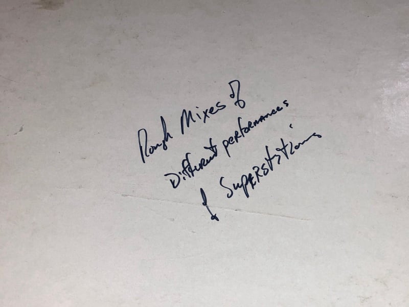 Stevie Ray Vaughan Live Alive Master Tapes