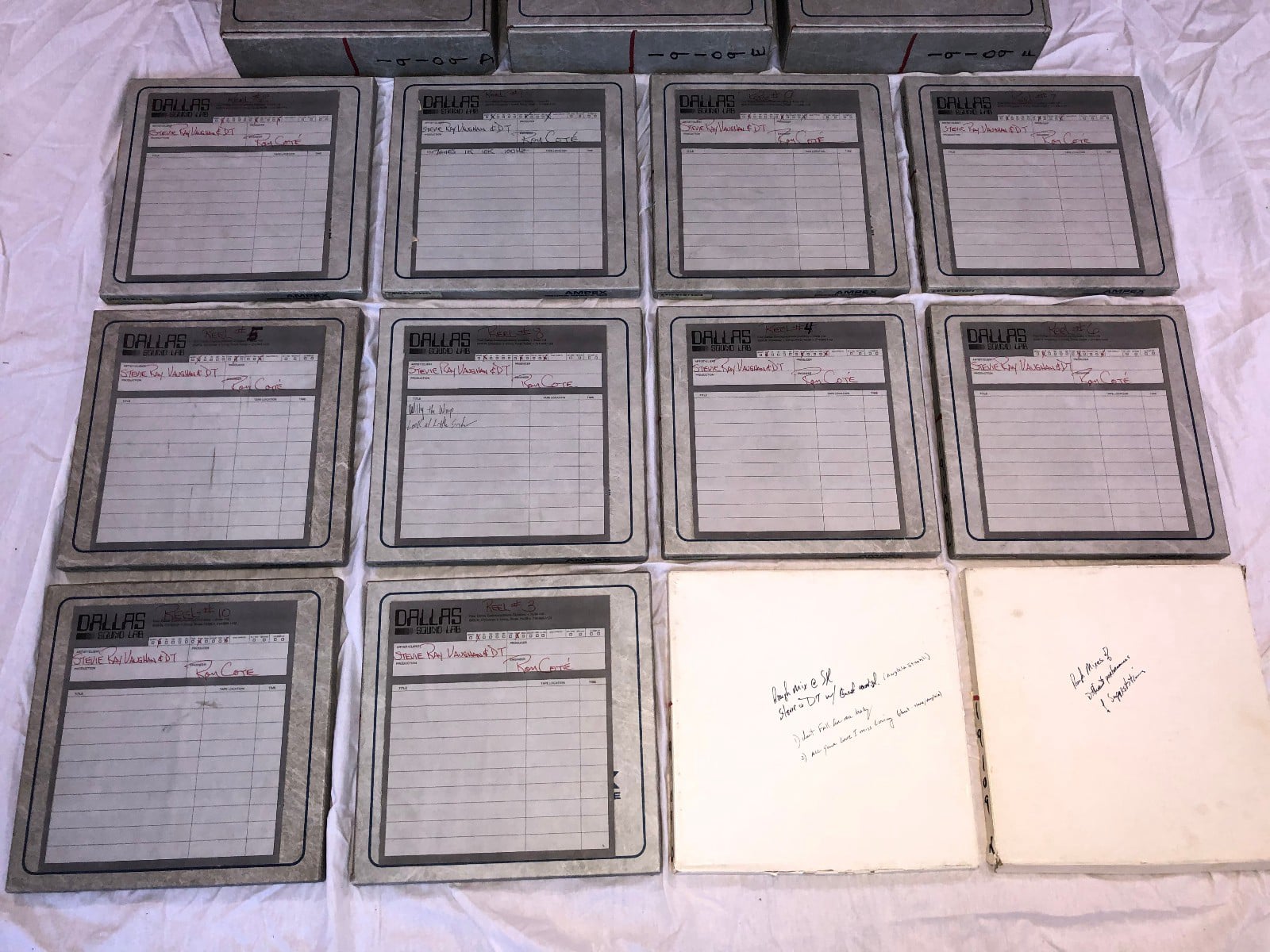 Stevie Ray Vaughan Live Alive Master Tapes