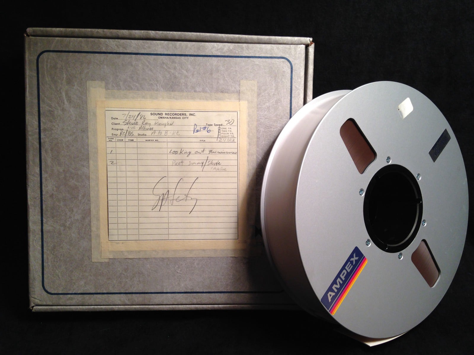 Stevie Ray Vaughan Live Alive Master Tapes