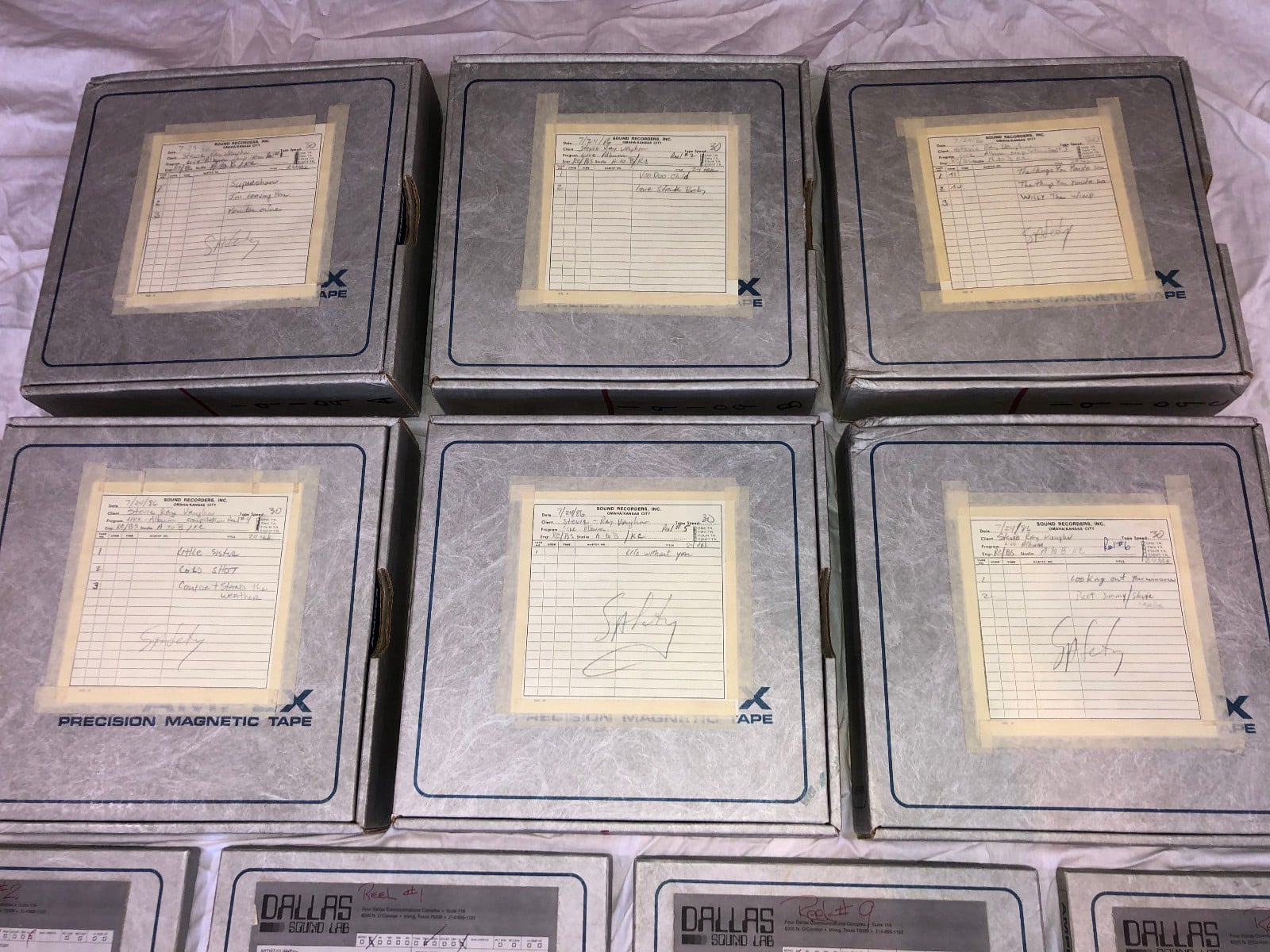 Stevie Ray Vaughan Live Alive Master Tapes