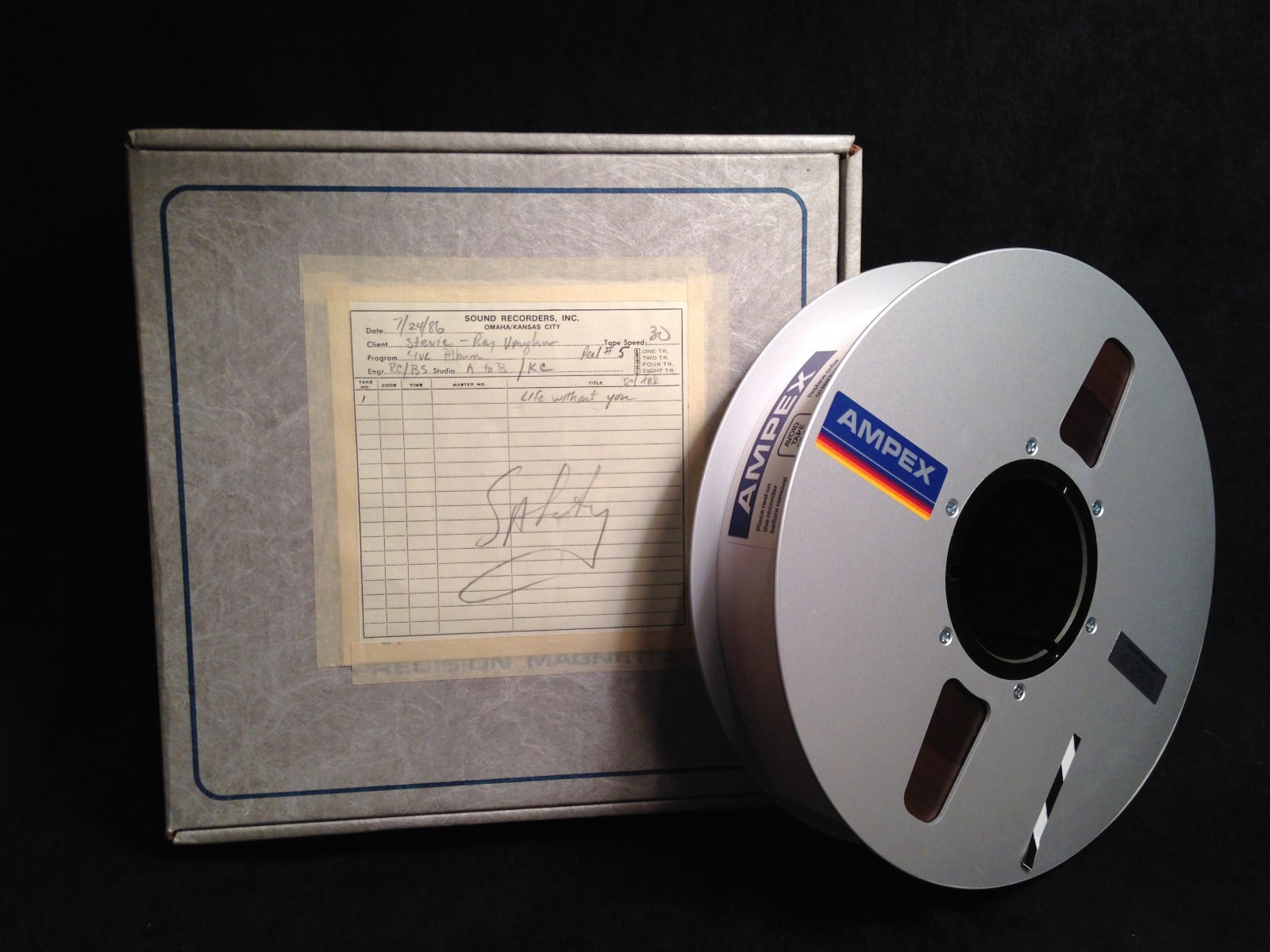 Stevie Ray Vaughan Live Alive Master Tapes