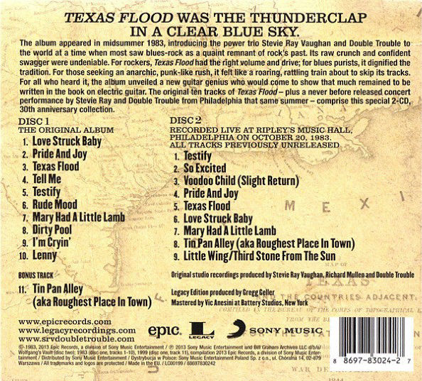 Stevie Ray Vaughan - Texas Flood 2CD Legacy Edition