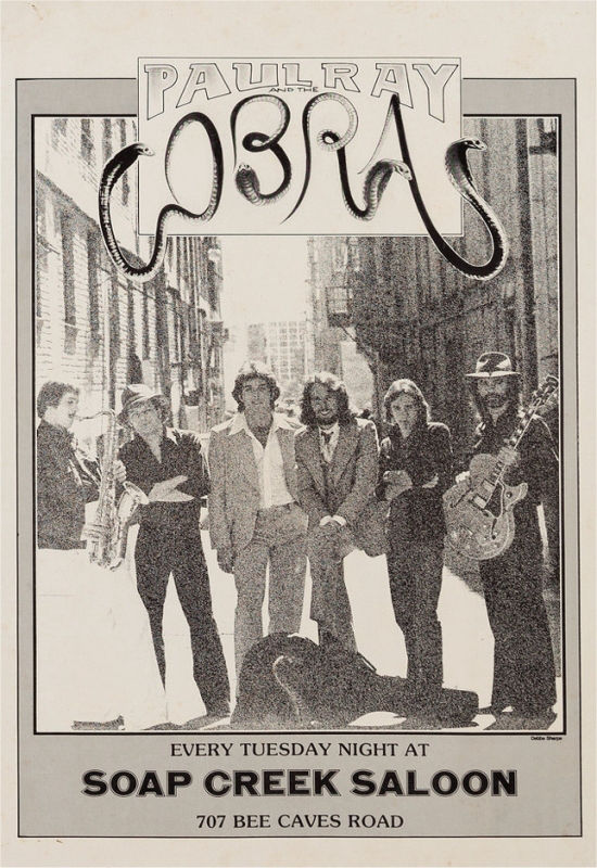 Paul Ray and the Cobras Gig Poster