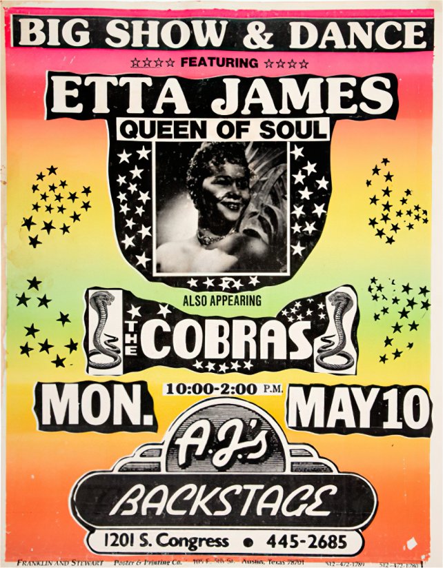 Paul Ray and the Cobras Gig Poster