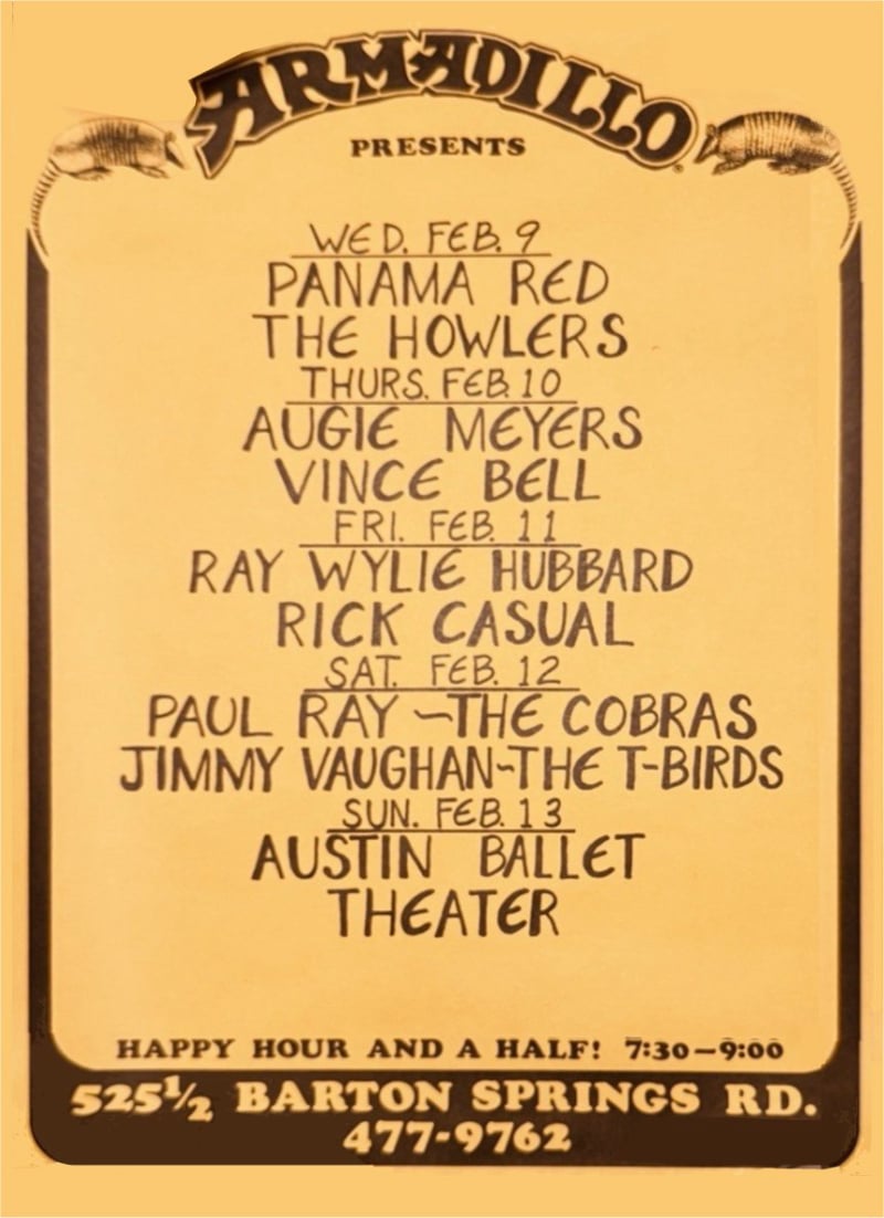 Paul Ray and the Cobras Gig Poster