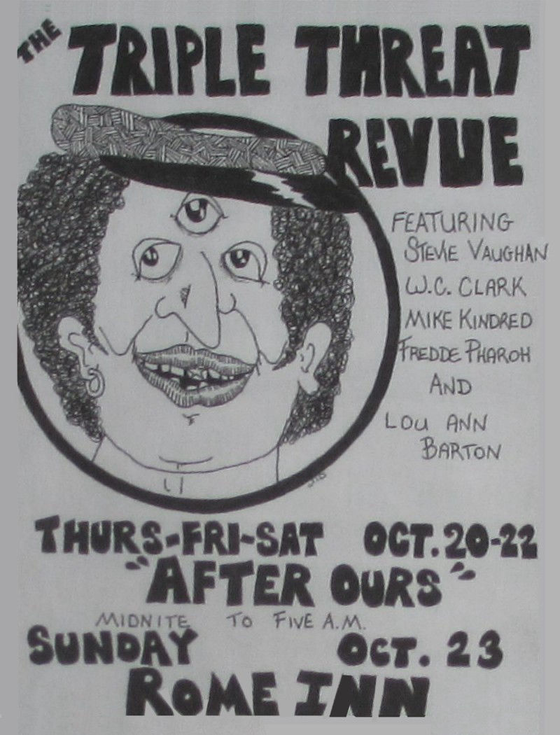 Triple Threat Revue Gig Poster