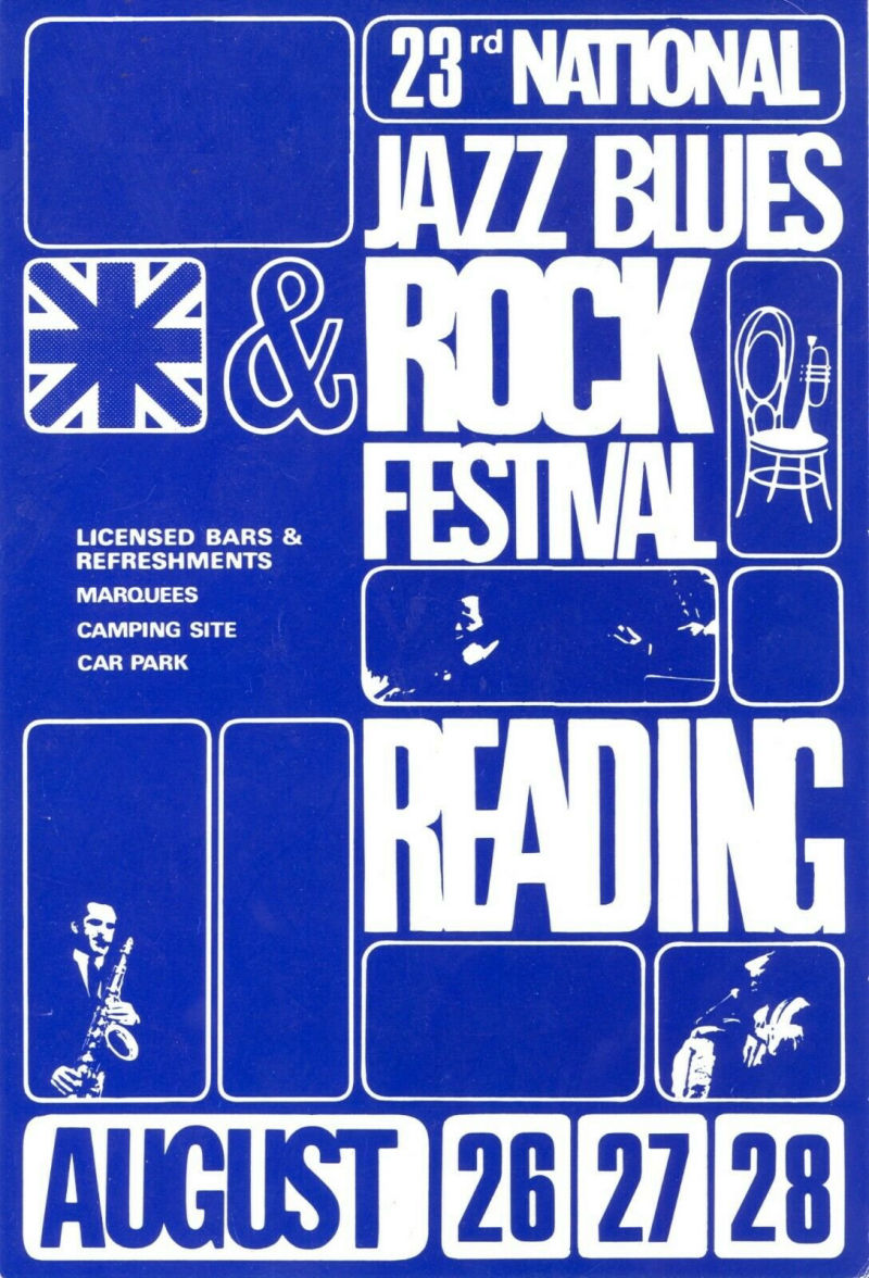 Reading Rock 1983 Texas Flood Tour Poster