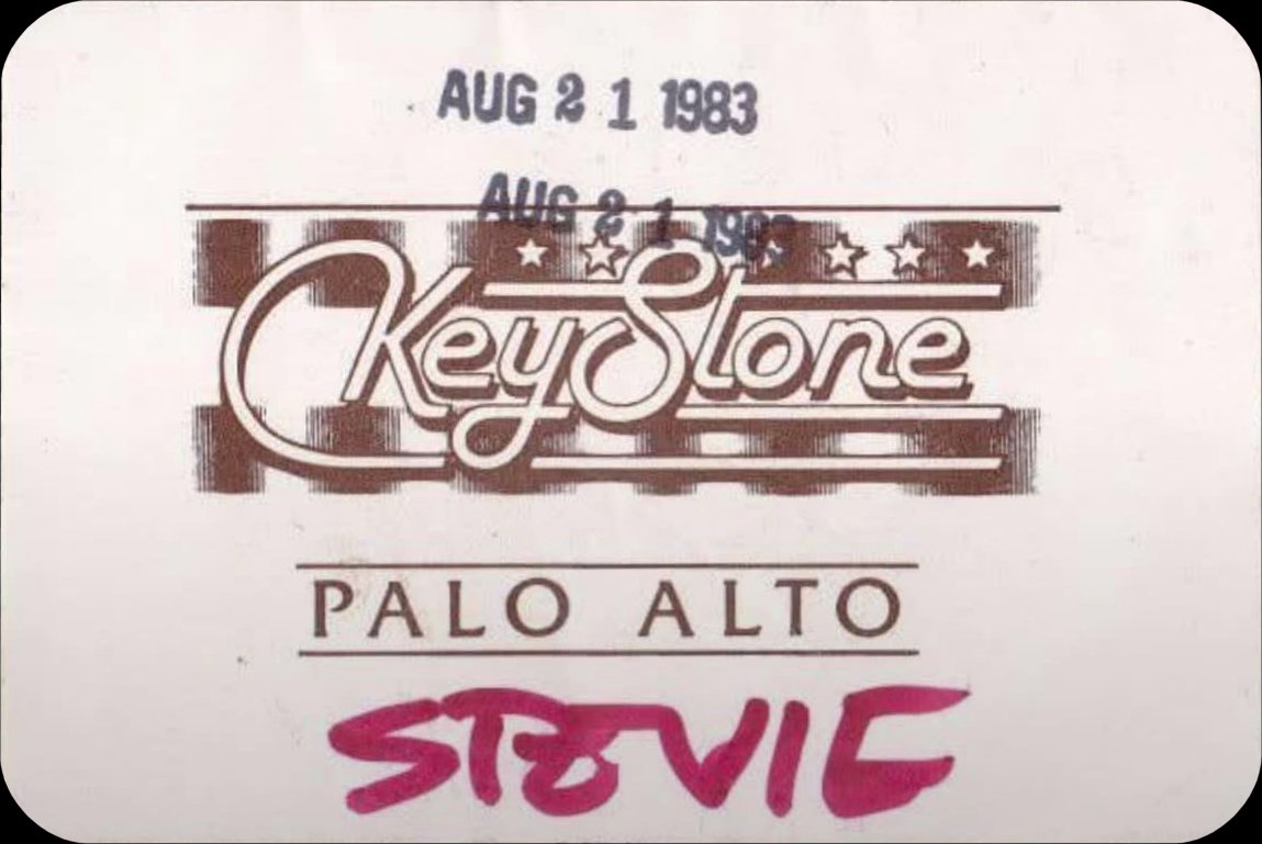 1983 Double Trouble Tour Pass
