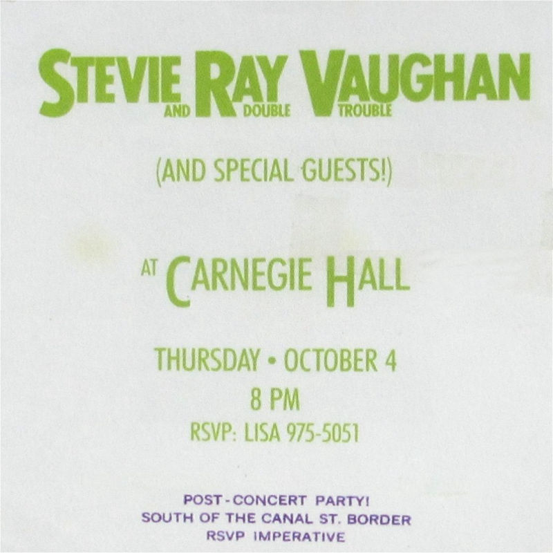 Carnegia Hall After Show Party Invite