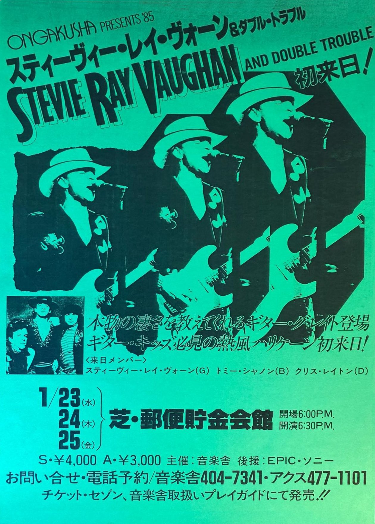 Couldn't Stand the Weather Japanese Tour Poster