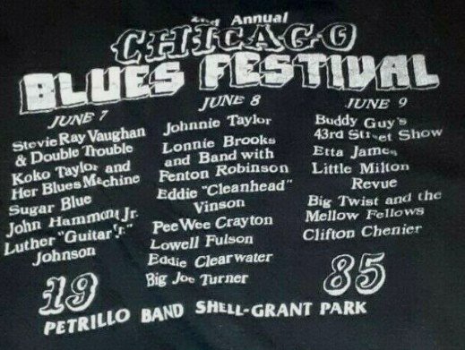 1985 Chicago Blues Festival