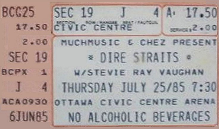 Couldn't Stand the Weather Tour Ticket Stub