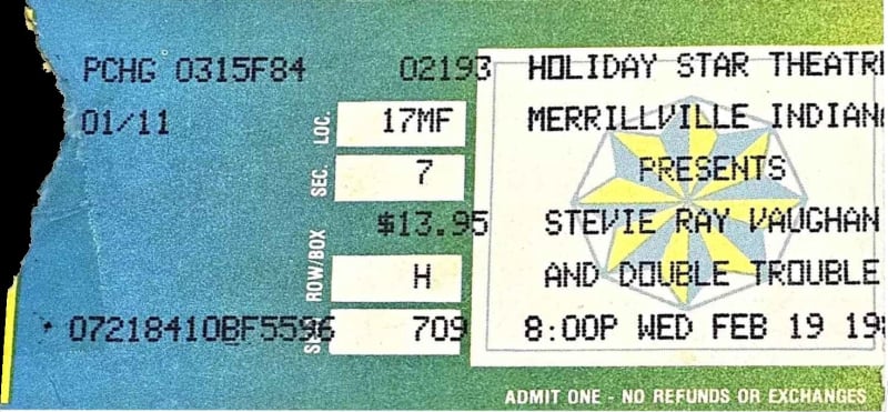 Soul to Soul Tour Ticket Stub