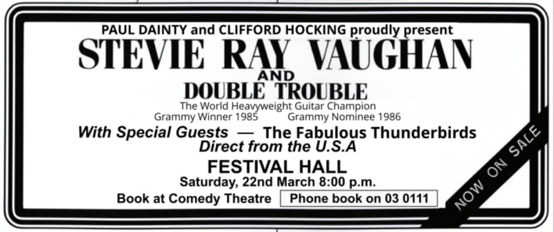 Soul to Soul Tour Newspaper Advert