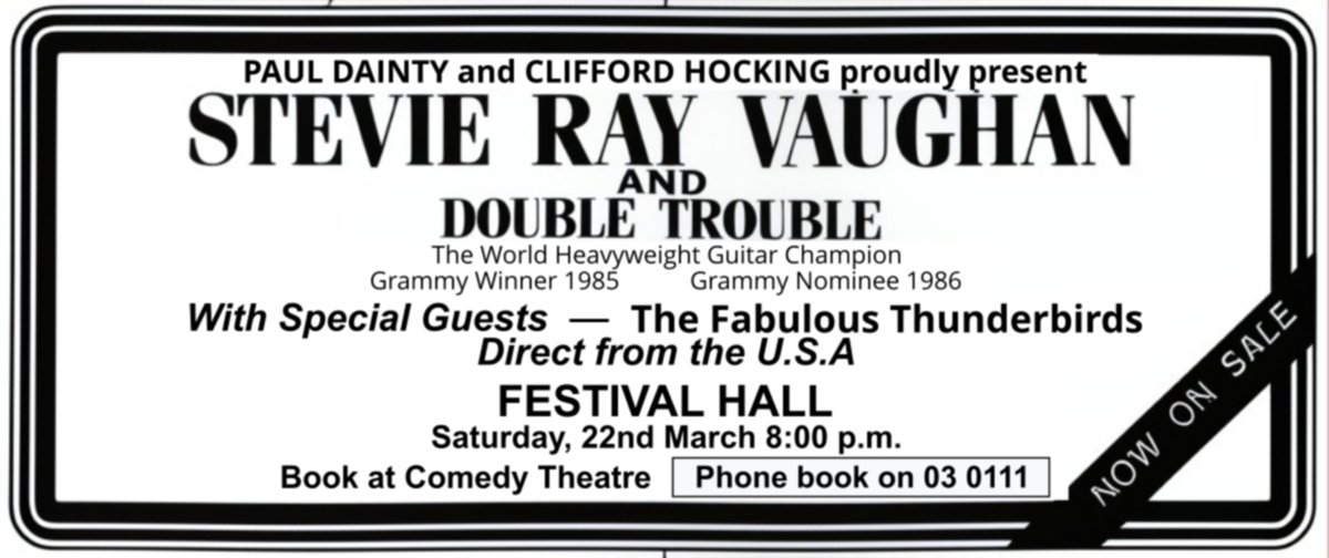 Soul to Soul Tour Newspaper Advert