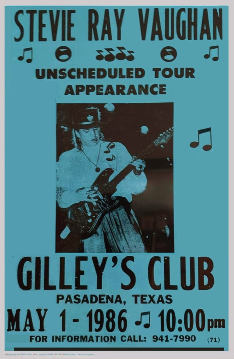 Gilley's Club, Pasadena, TX - Fake Poster