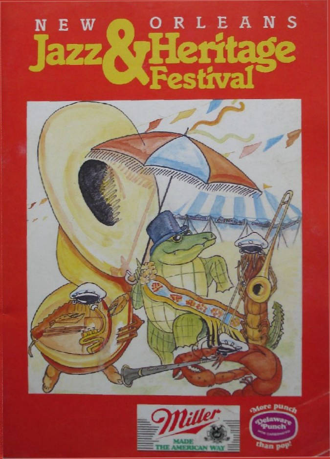 1986 New Orleans Jazz and Heritage Festival Program
