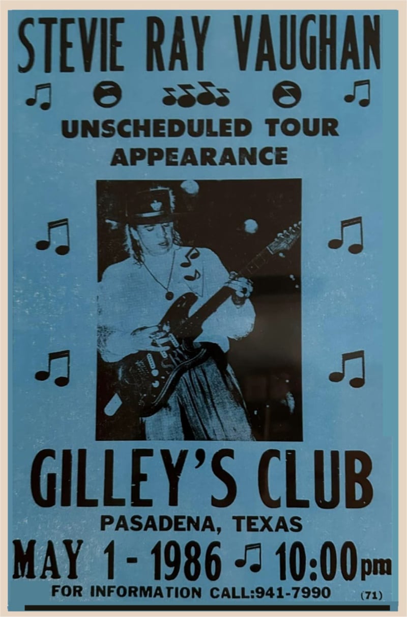 Fake 1986 Gilley's Club Poster
