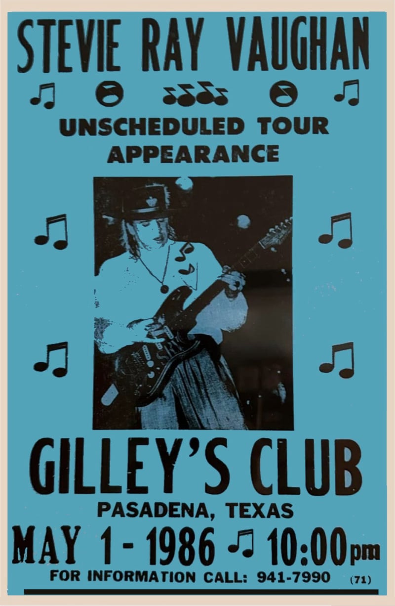 Gilley's Club, Pasadena, TX - Fake Poster