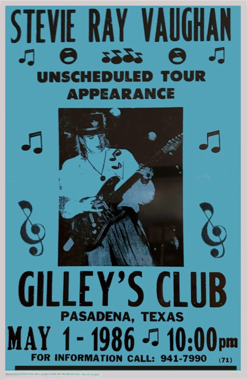 Gilley's Club, Pasadena, TX - Fake Poster