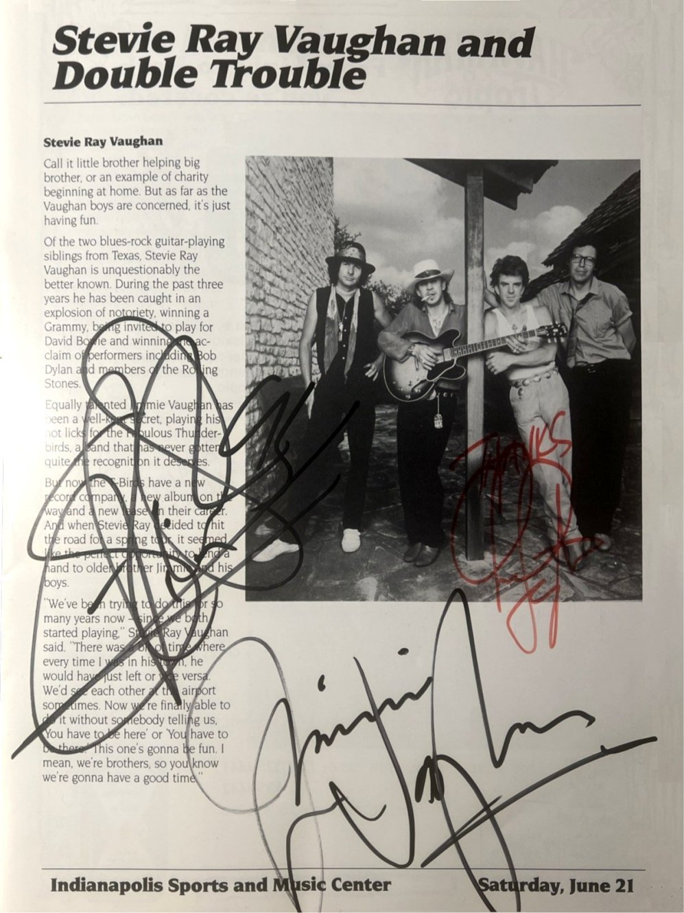 1986 Summer Concert Series - Sports and Music Center, Indianapolis, IN
