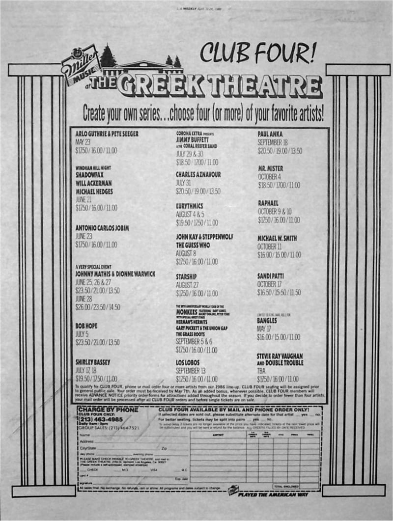 Soul to Soul Tour Newspaper Advert