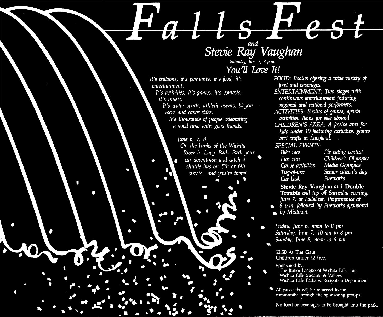 Falls Fest, Wichita Falls, TX 1986 