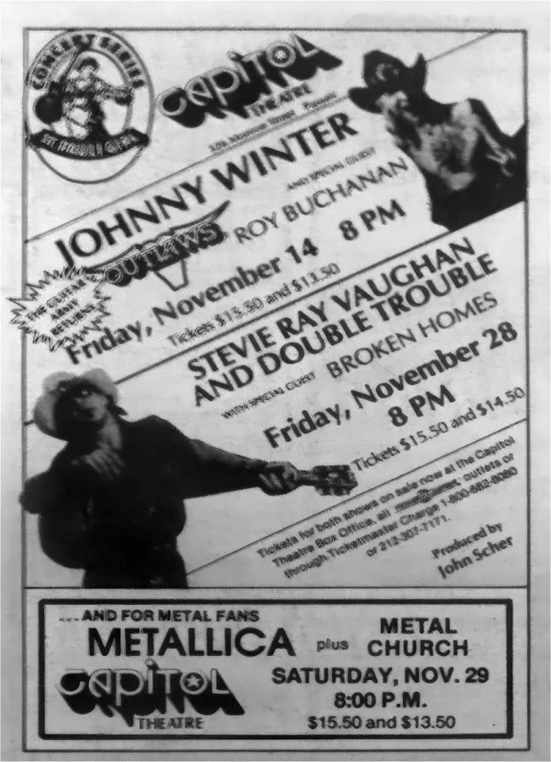 Live Alive Tour Newspaper Advert