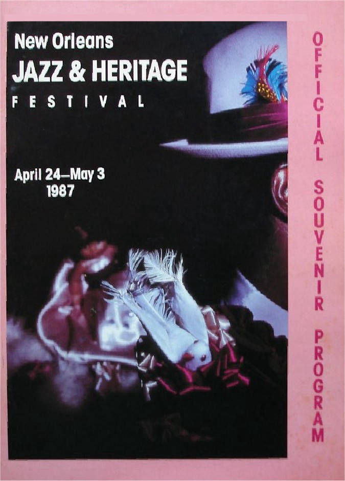 1987 New Orleans Jazz and Heritage Festival Program