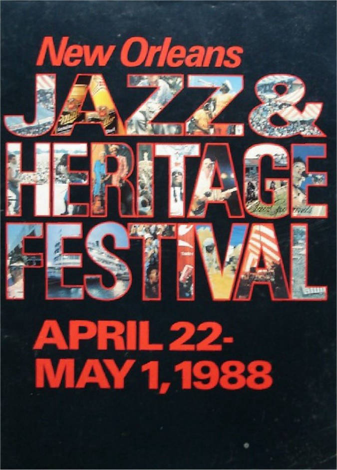 1988 New Orleans Jazz and Heritage Festival Program