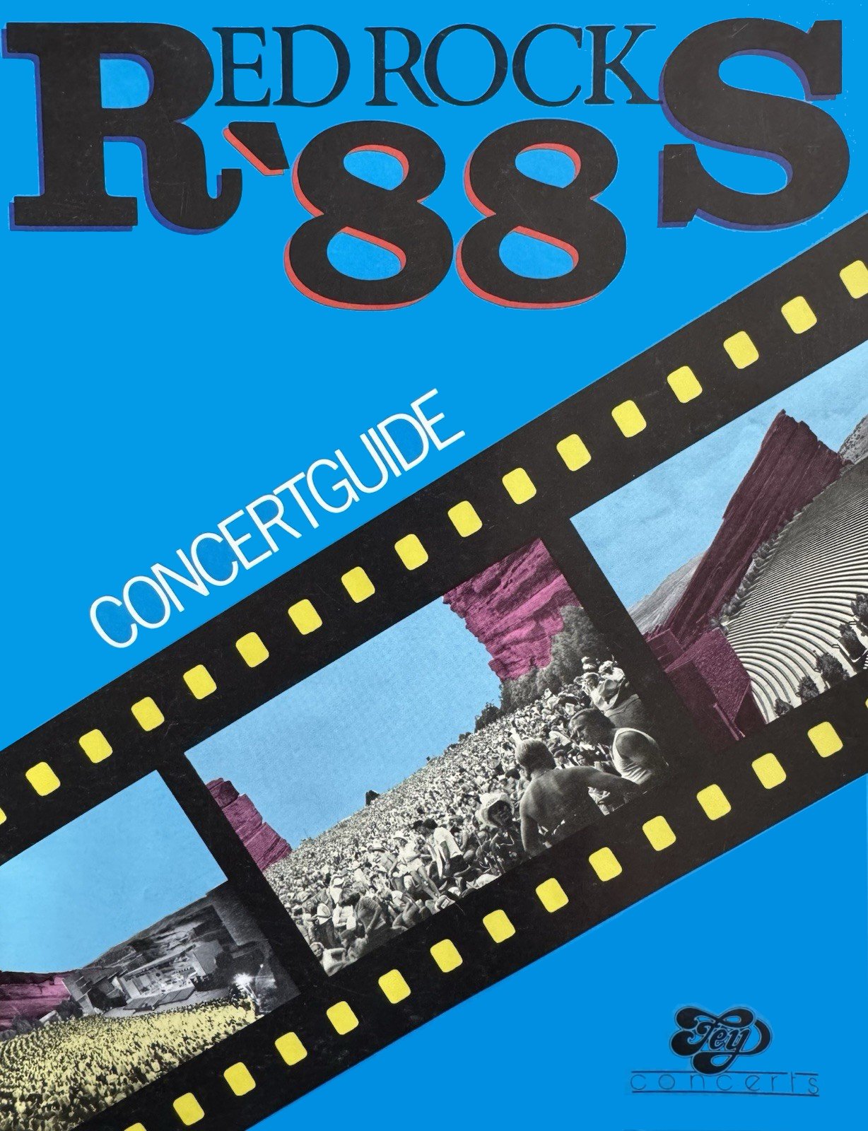 1988 Red Rocks Festival Programme