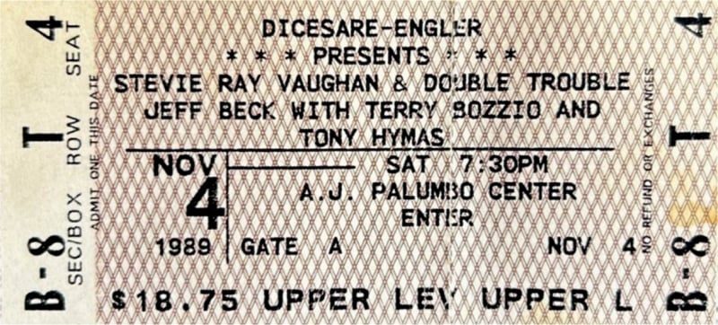 In Step Tour Ticket Stub