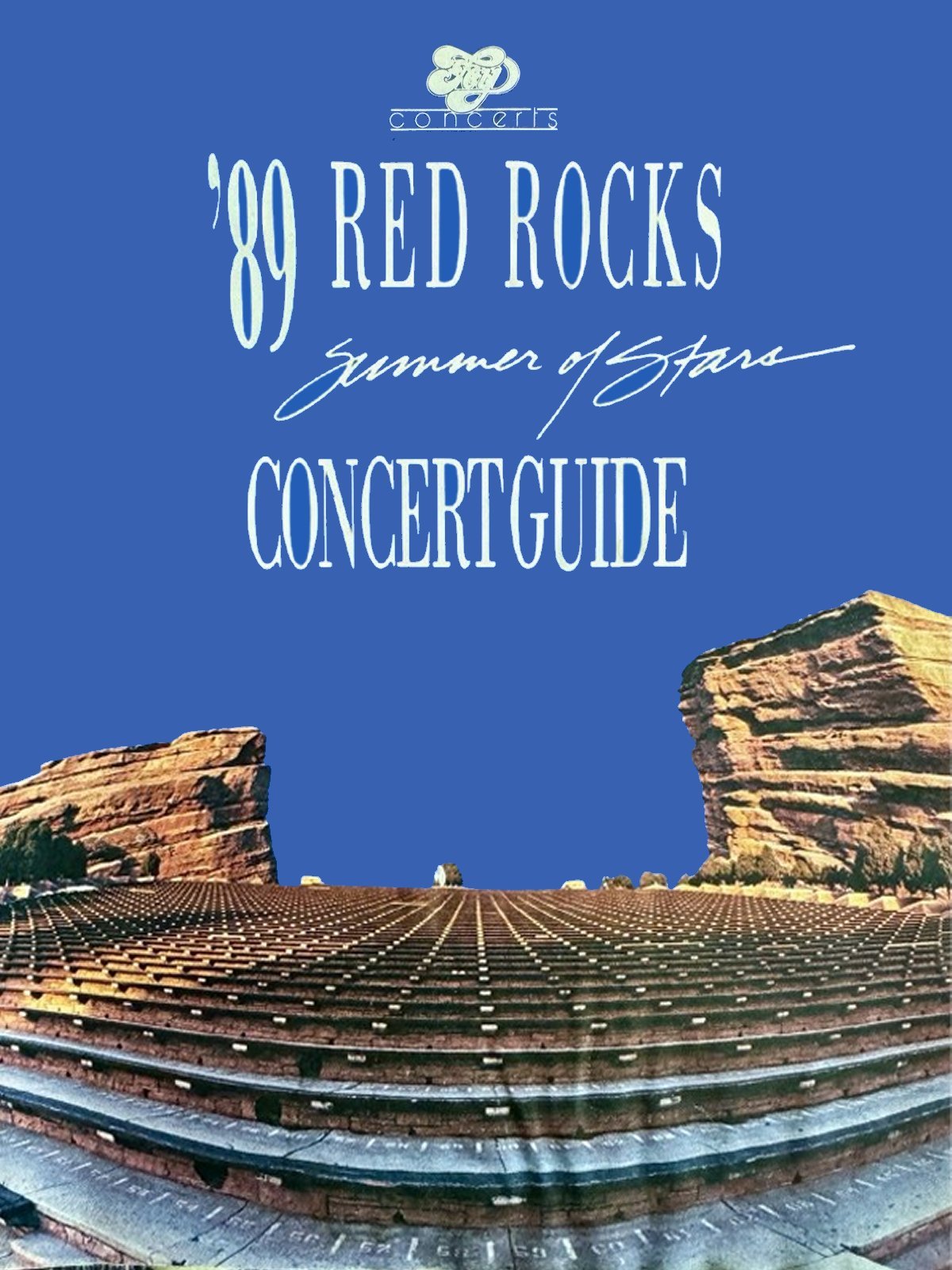 1989 Red Rocks Festival Programme