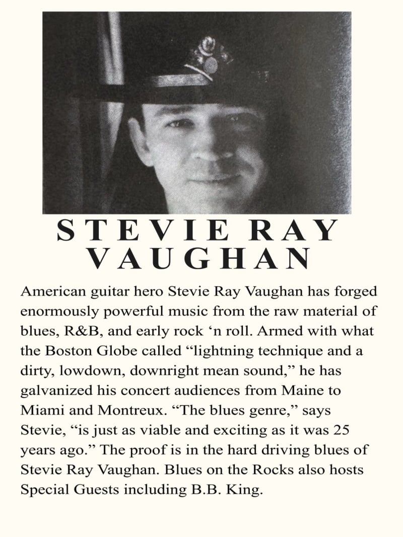 1989 Red Rocks Festival Programme