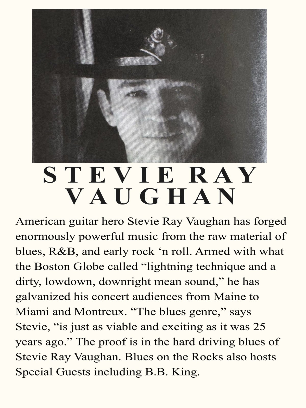 1989 Red Rocks Festival Programme