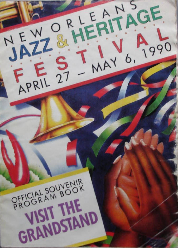 1990 New Orleans Jazz and Heritage Festival Program