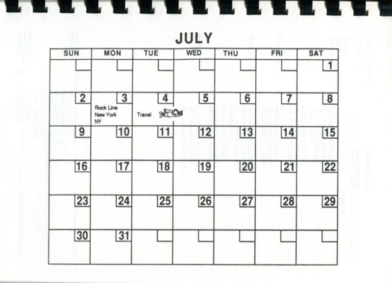 In Step Tour Itinerary