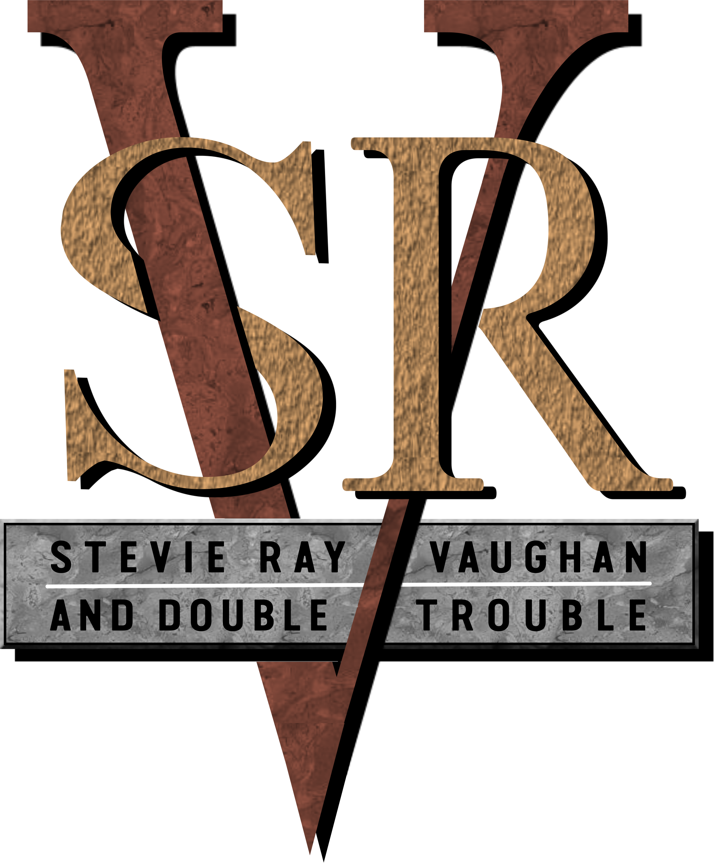 Srv домен. Stevie ray Vaughan logo. SRV логотип. Adversity логотип. Trouble лого.